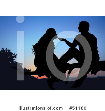 Royalty-Free (RF) Couple Clipart Illustration by dero - Stock Sample #51186