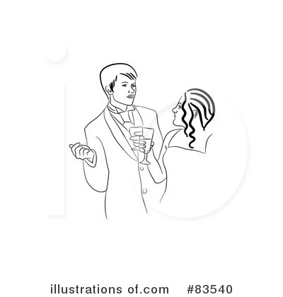 Royalty-Free (RF) Couple Clipart Illustration by Prawny - Stock Sample #83540