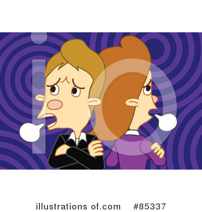 Royalty-Free (RF) Couple Clipart Illustration by mayawizard101 - Stock Sample #85337