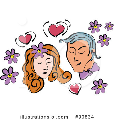 Royalty-Free (RF) Couple Clipart Illustration by Prawny - Stock Sample #90834