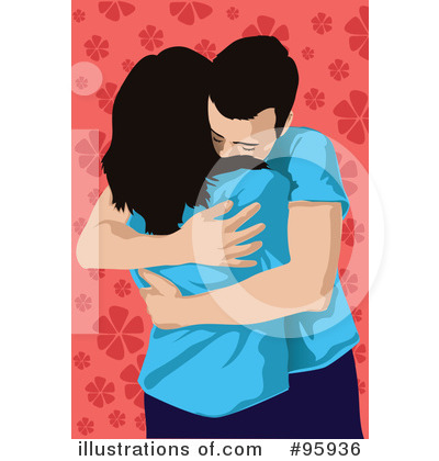 Royalty-Free (RF) Couple Clipart Illustration by mayawizard101 - Stock Sample #95936