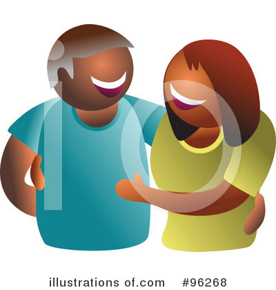 Royalty-Free (RF) Couple Clipart Illustration by Prawny - Stock Sample #96268