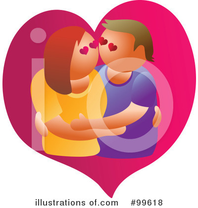 Royalty-Free (RF) Couple Clipart Illustration by Prawny - Stock Sample #99618