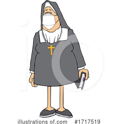 Nun Clipart #1717519 by djart