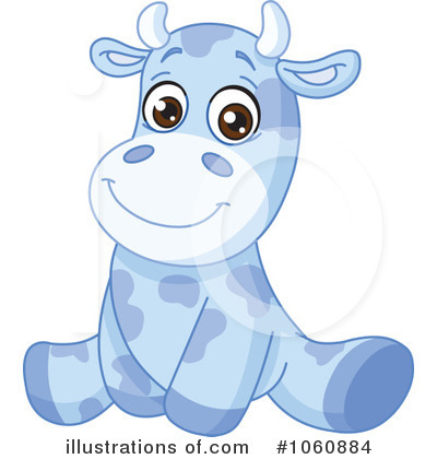 Royalty-Free (RF) Cow Clipart Illustration by yayayoyo - Stock Sample #1060884