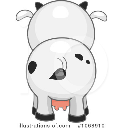 Royalty-Free (RF) Cow Clipart Illustration by BNP Design Studio - Stock Sample #1068910