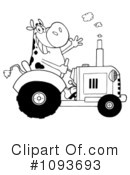 Cow Clipart #1093693 by Hit Toon