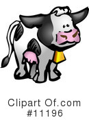 Cow Clipart #11196 by AtStockIllustration