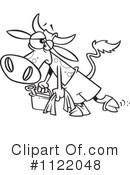 Cow Clipart #1122048 by toonaday