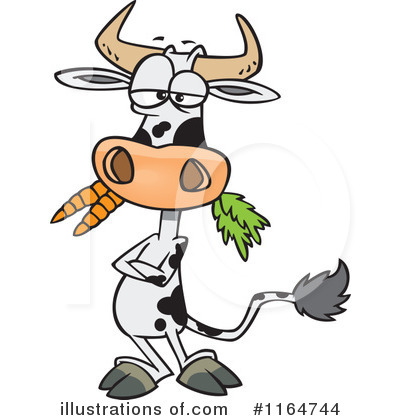 Cow Clipart #1164744 by toonaday