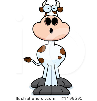 Royalty-Free (RF) Cow Clipart Illustration by Cory Thoman - Stock Sample #1198595