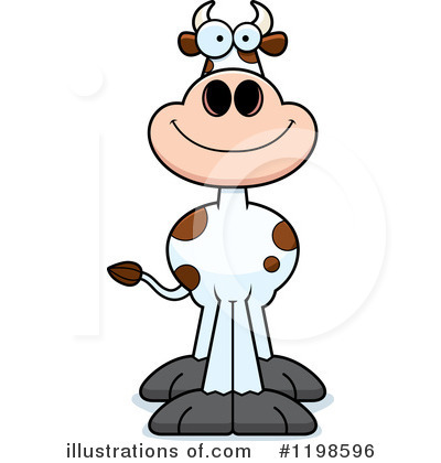 Royalty-Free (RF) Cow Clipart Illustration by Cory Thoman - Stock Sample #1198596