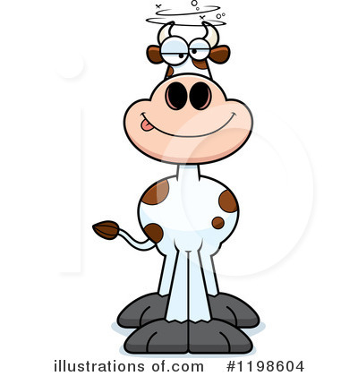 Royalty-Free (RF) Cow Clipart Illustration by Cory Thoman - Stock Sample #1198604