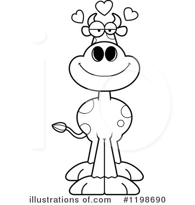 Royalty-Free (RF) Cow Clipart Illustration by Cory Thoman - Stock Sample #1198690