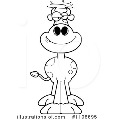 Royalty-Free (RF) Cow Clipart Illustration by Cory Thoman - Stock Sample #1198695