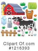 Cow Clipart #1216393 by visekart