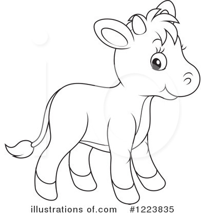 Royalty-Free (RF) Cow Clipart Illustration by Alex Bannykh - Stock Sample #1223835