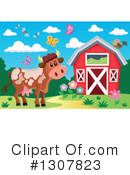 Cow Clipart #1307823 by visekart
