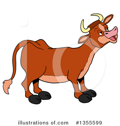 Cow Clipart #1355599 by LaffToon