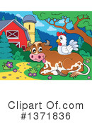 Cow Clipart #1371836 by visekart