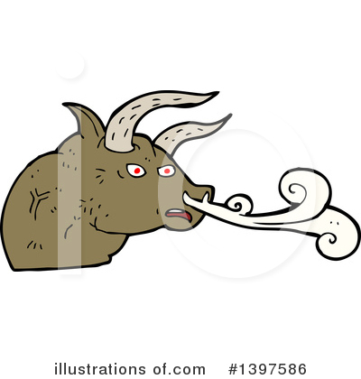 Royalty-Free (RF) Cow Clipart Illustration by lineartestpilot - Stock Sample #1397586