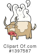 Cow Clipart #1397587 by lineartestpilot