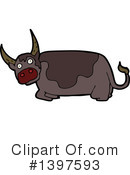 Cow Clipart #1397593 by lineartestpilot