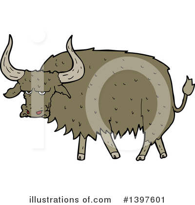 Royalty-Free (RF) Cow Clipart Illustration by lineartestpilot - Stock Sample #1397601