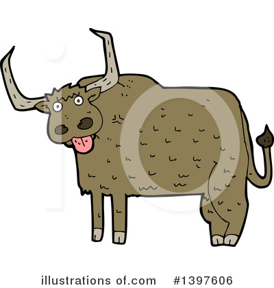 Royalty-Free (RF) Cow Clipart Illustration by lineartestpilot - Stock Sample #1397606