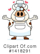 Cow Clipart #1418291 by Cory Thoman