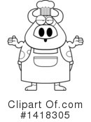 Cow Clipart #1418305 by Cory Thoman