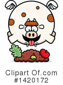 Cow Clipart #1420172 by Cory Thoman