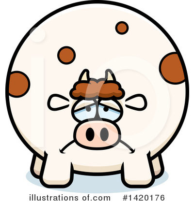 Royalty-Free (RF) Cow Clipart Illustration by Cory Thoman - Stock Sample #1420176