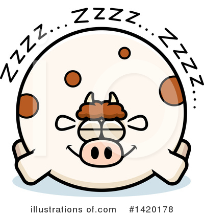 Royalty-Free (RF) Cow Clipart Illustration by Cory Thoman - Stock Sample #1420178