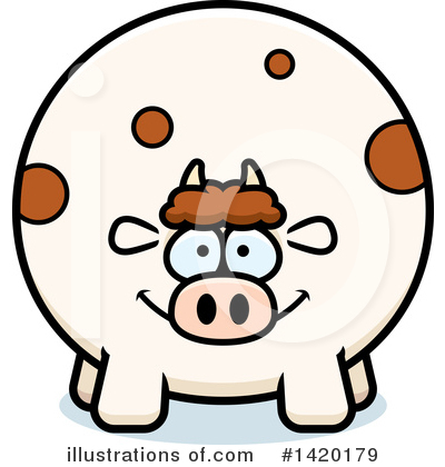 Royalty-Free (RF) Cow Clipart Illustration by Cory Thoman - Stock Sample #1420179
