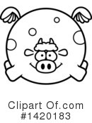 Cow Clipart #1420183 by Cory Thoman