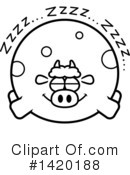 Cow Clipart #1420188 by Cory Thoman