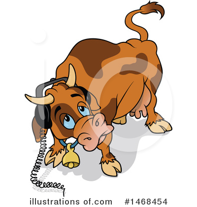 Royalty-Free (RF) Cow Clipart Illustration by dero - Stock Sample #1468454