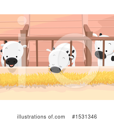 Royalty-Free (RF) Cow Clipart Illustration by BNP Design Studio - Stock Sample #1531346