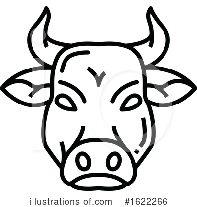 Cow Clipart #1622266 by Vector Tradition SM