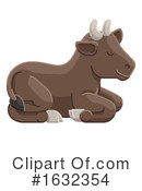 Cow Clipart #1632354 by AtStockIllustration