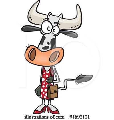 Cow Clipart #1692121 by toonaday