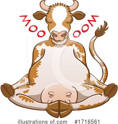 Royalty-Free (RF) Cow Clipart Illustration by Zooco - Stock Sample #1716561