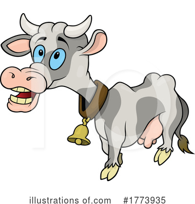 Royalty-Free (RF) Cow Clipart Illustration by dero - Stock Sample #1773935
