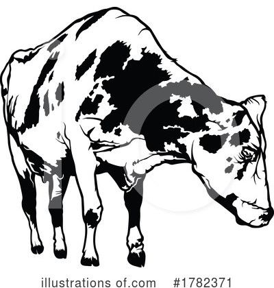 Royalty-Free (RF) Cow Clipart Illustration by dero - Stock Sample #1782371
