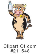 Cow Clipart #211548 by visekart