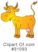 Cow Clipart #31093 by Alex Bannykh