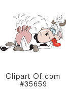 Cow Clipart #35659 by Dennis Holmes Designs