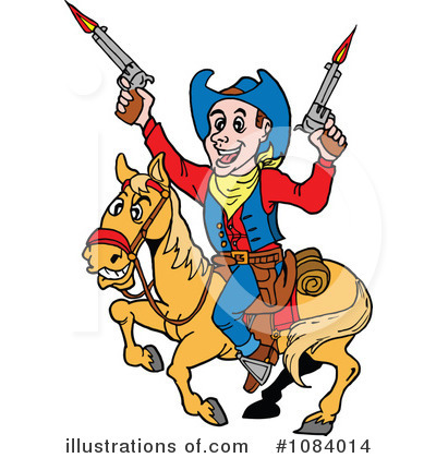 Cowboy Clipart #1084014 by LaffToon