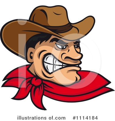 Cowboy Clipart #1114184 by Vector Tradition SM